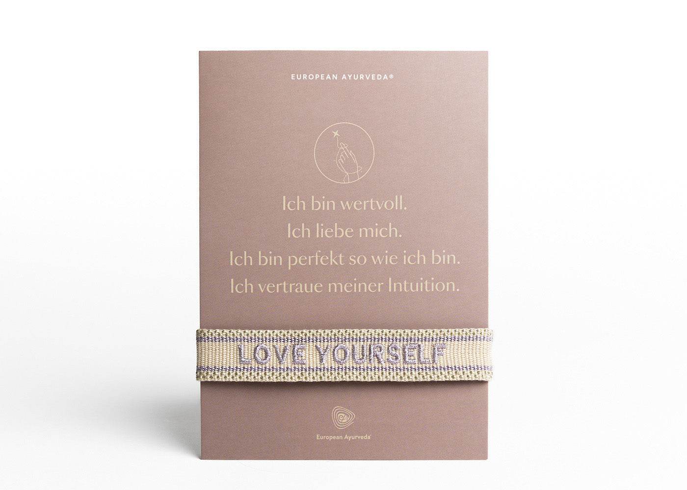 European Ayurveda® Armband Love yourself - European Ayurveda® | Shop