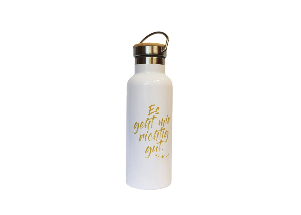 European Ayurveda® Trinkflasche Es geht mir richtig gut