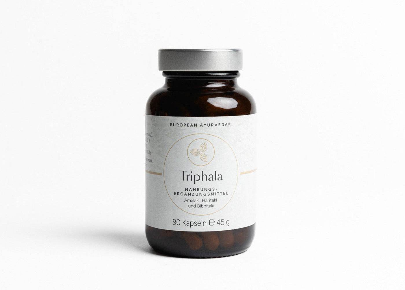 European Ayurveda Triphala Nahrungsergänzungsmittel 90 Kapseln.